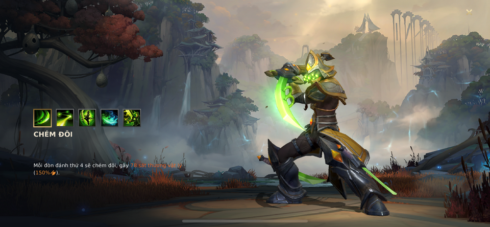 Kĩ năng của Master Yi Tốc Chiến 01