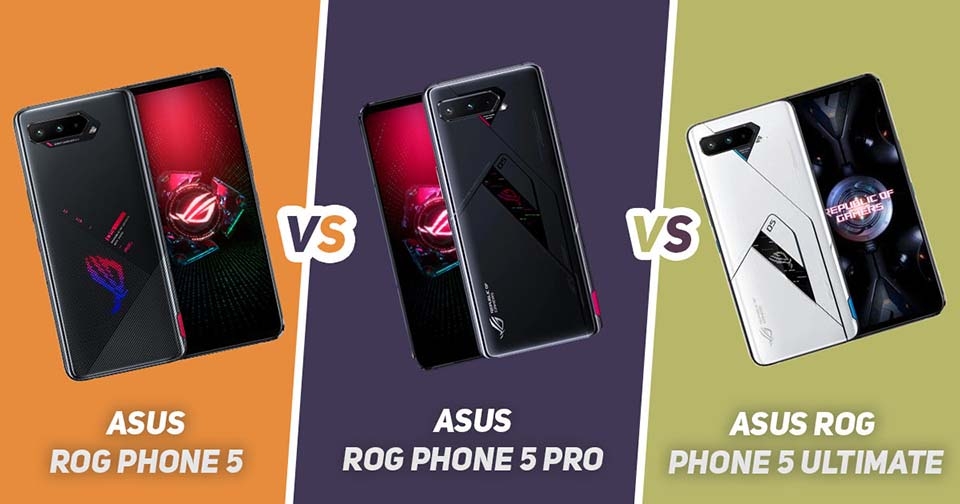 So sánh bộ ba ASUS ROG Phone 5 (ảnh 1)