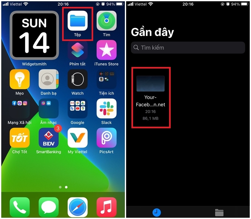 Download video từ Facebook về iPhone