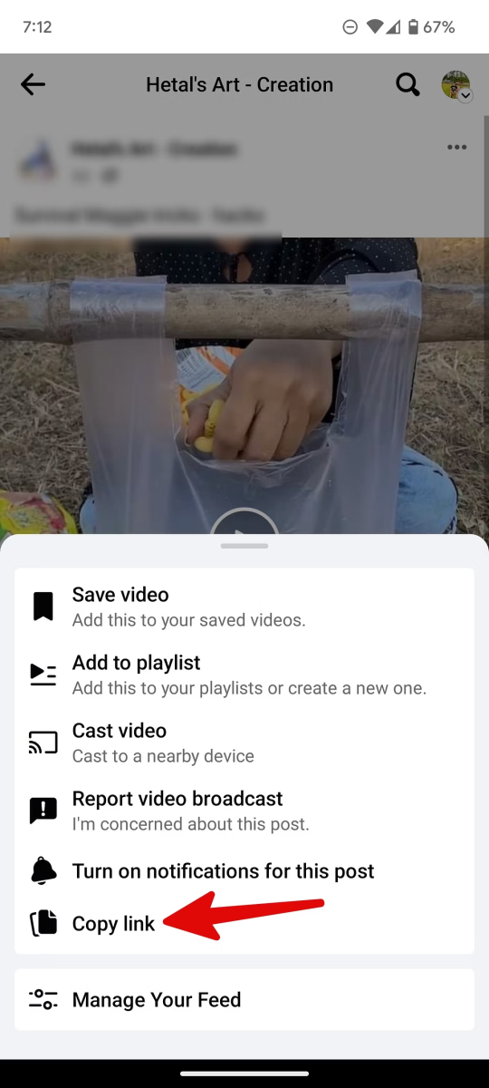 Cách tải video trên Facebook về điện thoại Android