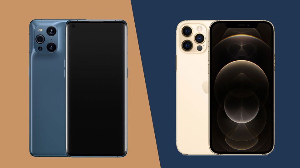 Apple iPhone 12 Pro vs OPPO Find X3 Pro Apple iPhone 12 Pro vs OPPO Find X3 Pro