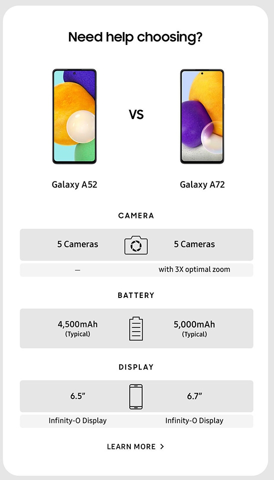Tài liệu quảng cáo Galaxy A72 và A52 (ảnh 2) Tài liệu quảng cáo Galaxy A72 và A52 (ảnh 2)