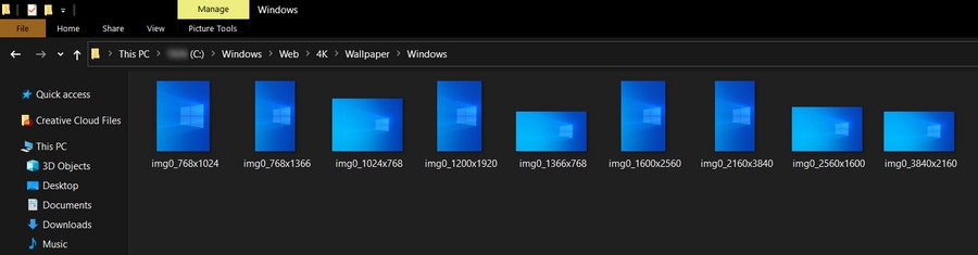 hinh nen mac dinh windows 10
