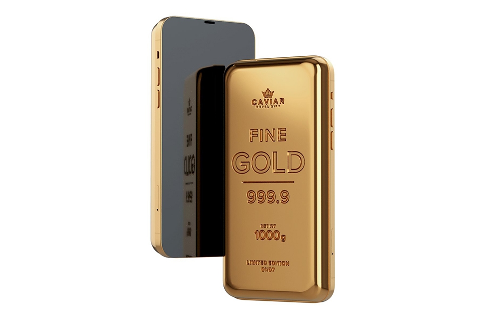 iPhone 12 Pro được phủ 1 kg vàng (ảnh 3) iPhone 12 Pro được phủ 1 kg vàng (ảnh 3)
