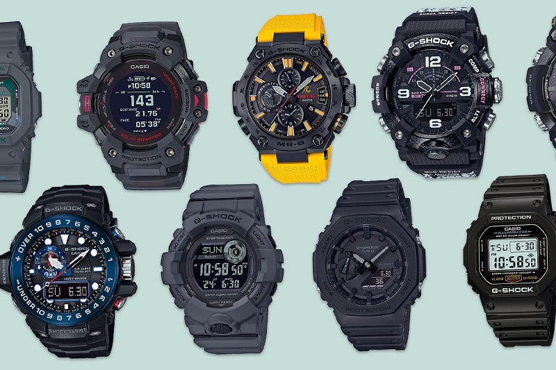 cách chỉnh ngày giờ cho đồng hồ G-Shock 2