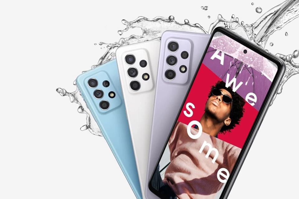Galaxy A52 và Galaxy A72 có khả năng chống nước theo tiêu chuẩn IP67 Galaxy A52 và Galaxy A72 có khả năng chống nước theo tiêu chuẩn IP67