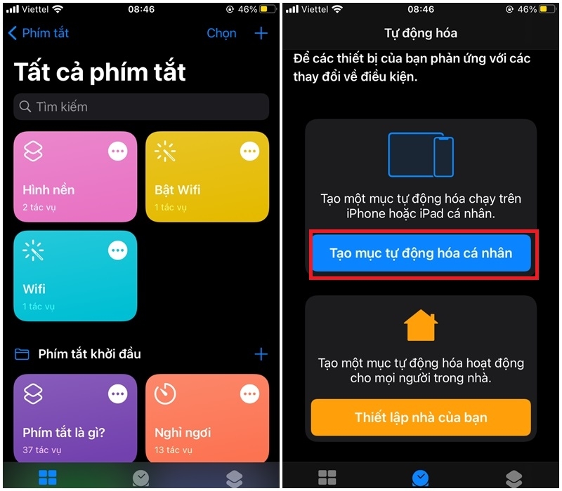 Cách tự động đổi hình nền trên iPhone