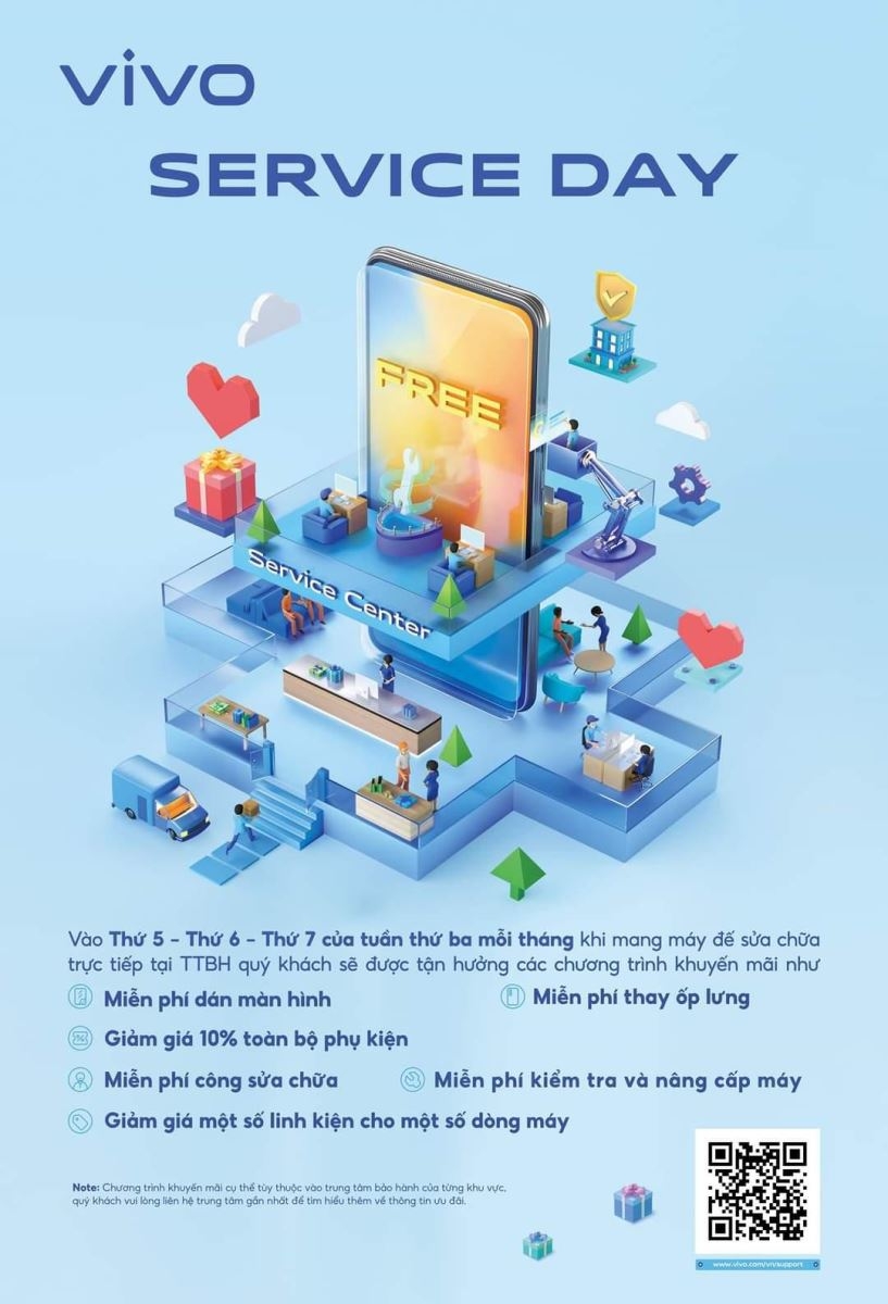 vivo tung ra chương trình hậu mãi cho người dùng của họ