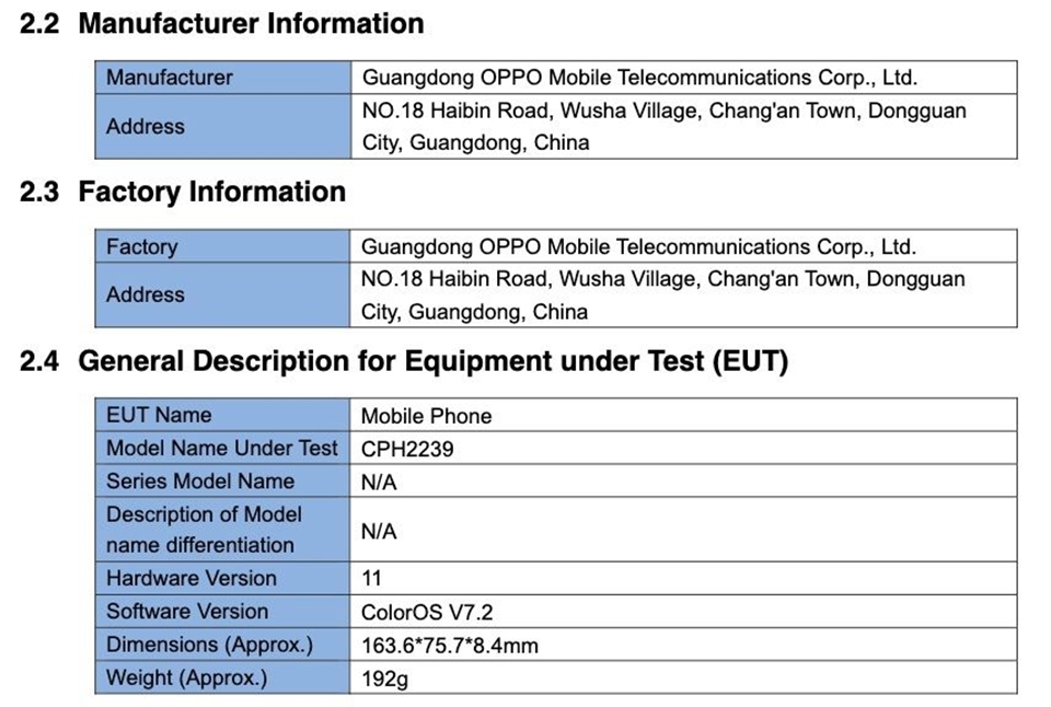 OPPO A54 4G đạt chứng nhận FCC (ảnh 4) OPPO A54 4G đạt chứng nhận FCC (ảnh 4)