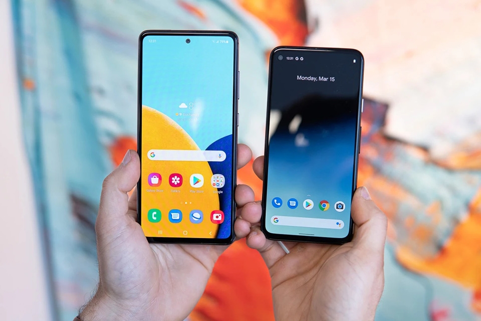 Samsung Galaxy A52 vs Google Pixel 4a 5G