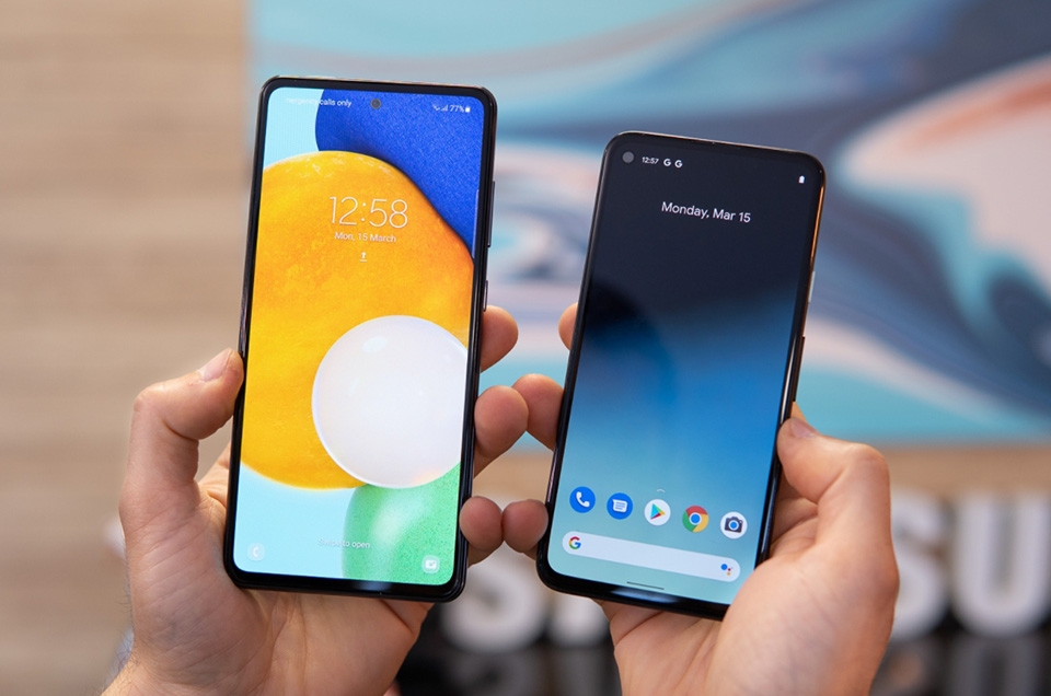 Samsung Galaxy A52 vs Google Pixel 4a 5G