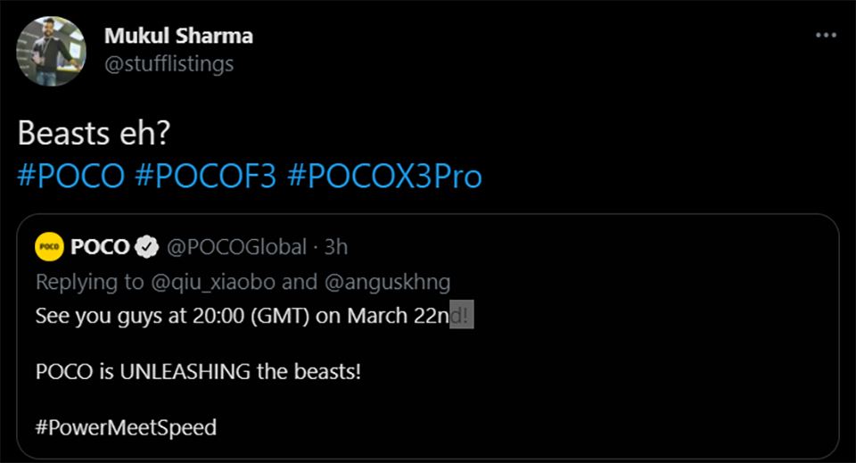 Xiaomi POCO X3 Pro có thể ra mắt cùng POCO F3 vào ngày 22/3 tới