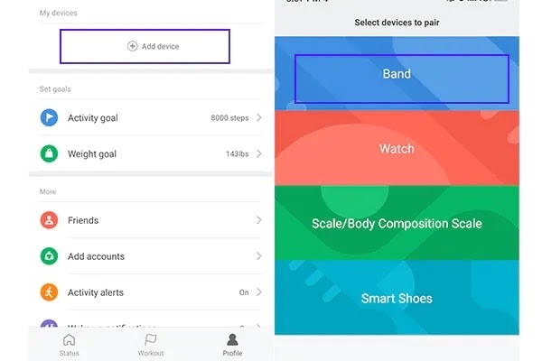 Cài đặt Mi Band 5