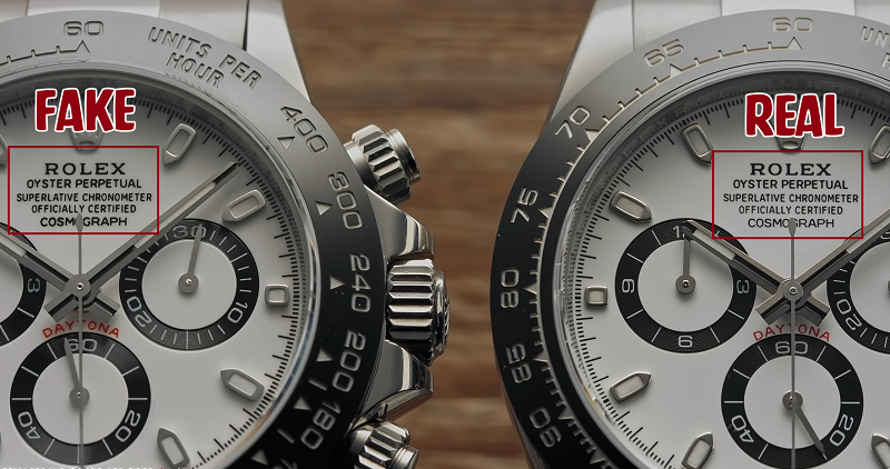 Cách nhận biết đồng hồ Replica