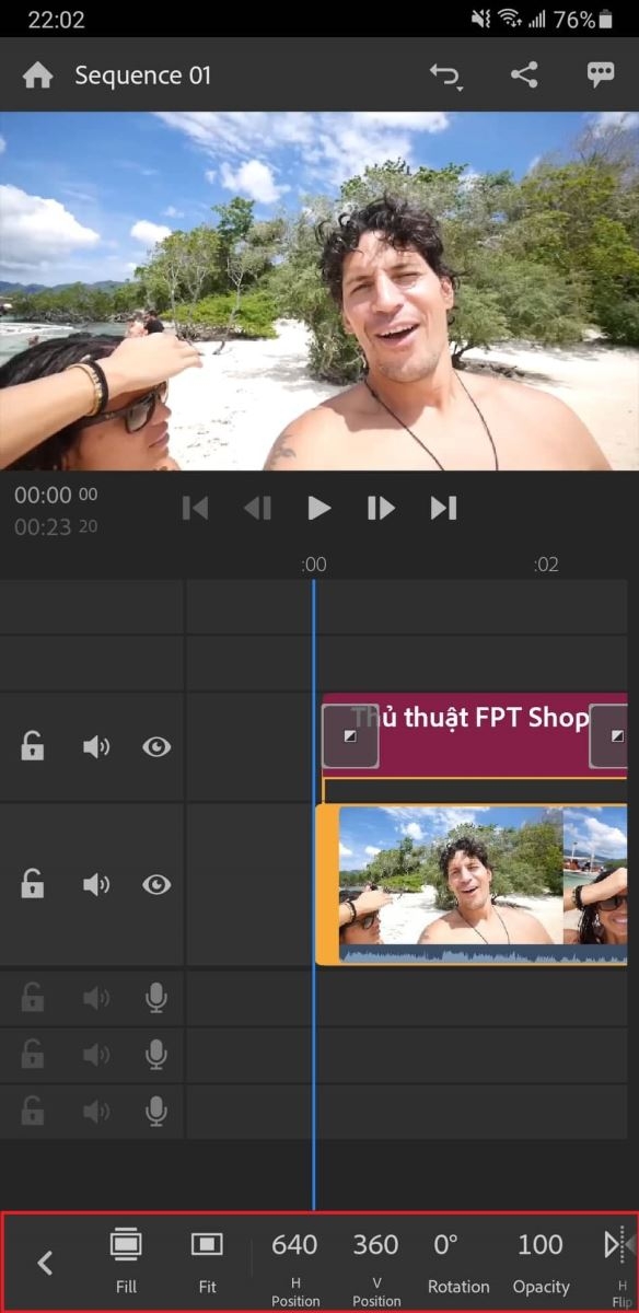 Chỉnh sửa video với Adobe Premiere Rush