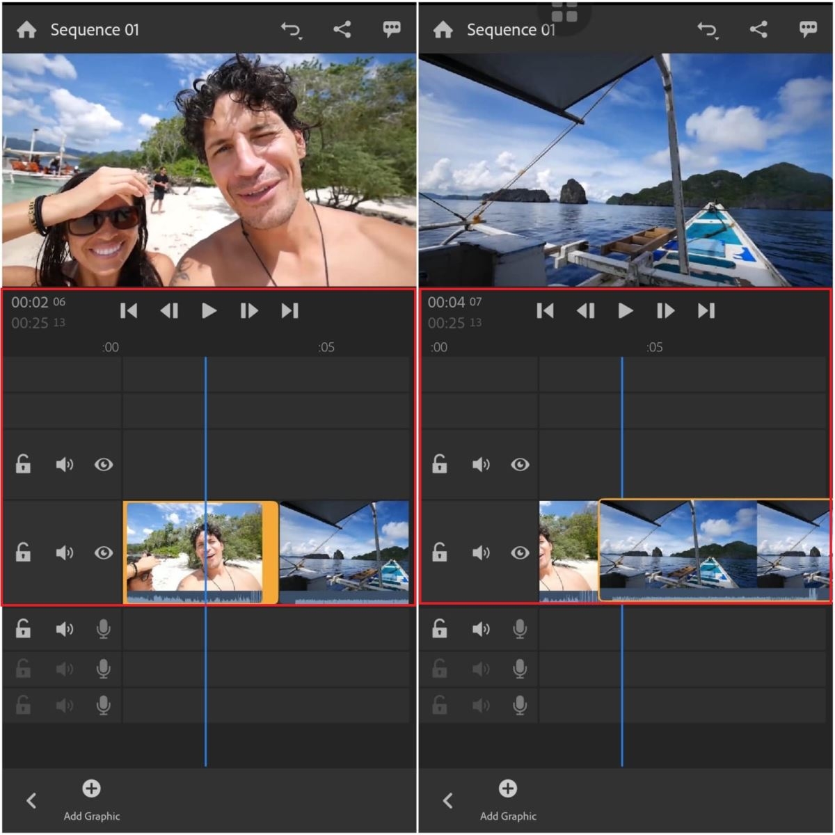 Chỉnh sửa video với Adobe Premiere Rush