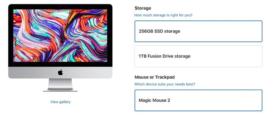Apple ngừng cung cấp các tùy chọn SSD 512GB và 1TB cho iMac 21.5 inch Apple ngừng cung cấp các tùy chọn SSD 512GB và 1TB cho iMac 21.5 inch