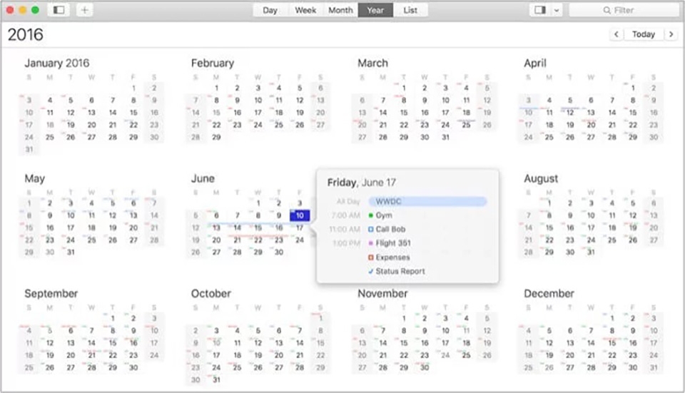 Ứng dụng lịch tốt nhất cho Mac Ứng dụng lịch tốt nhất cho Mac