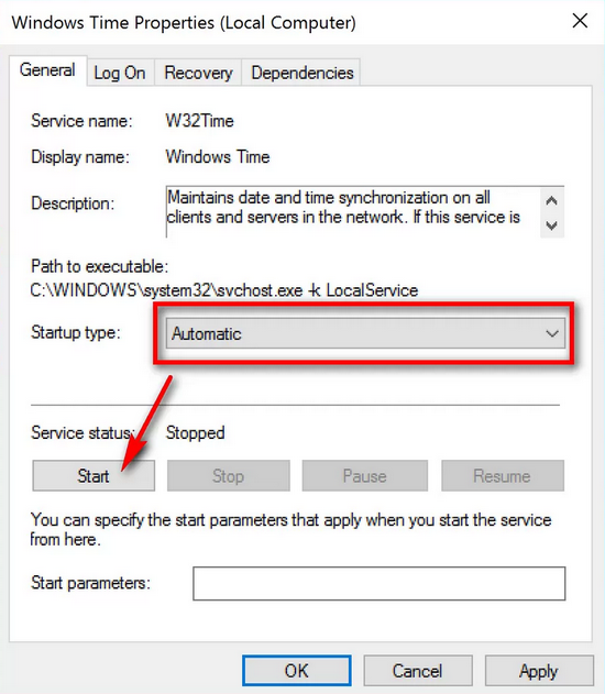 Sửa lỗi đồng hồ hiển thị sai thời gian trên Windows 10