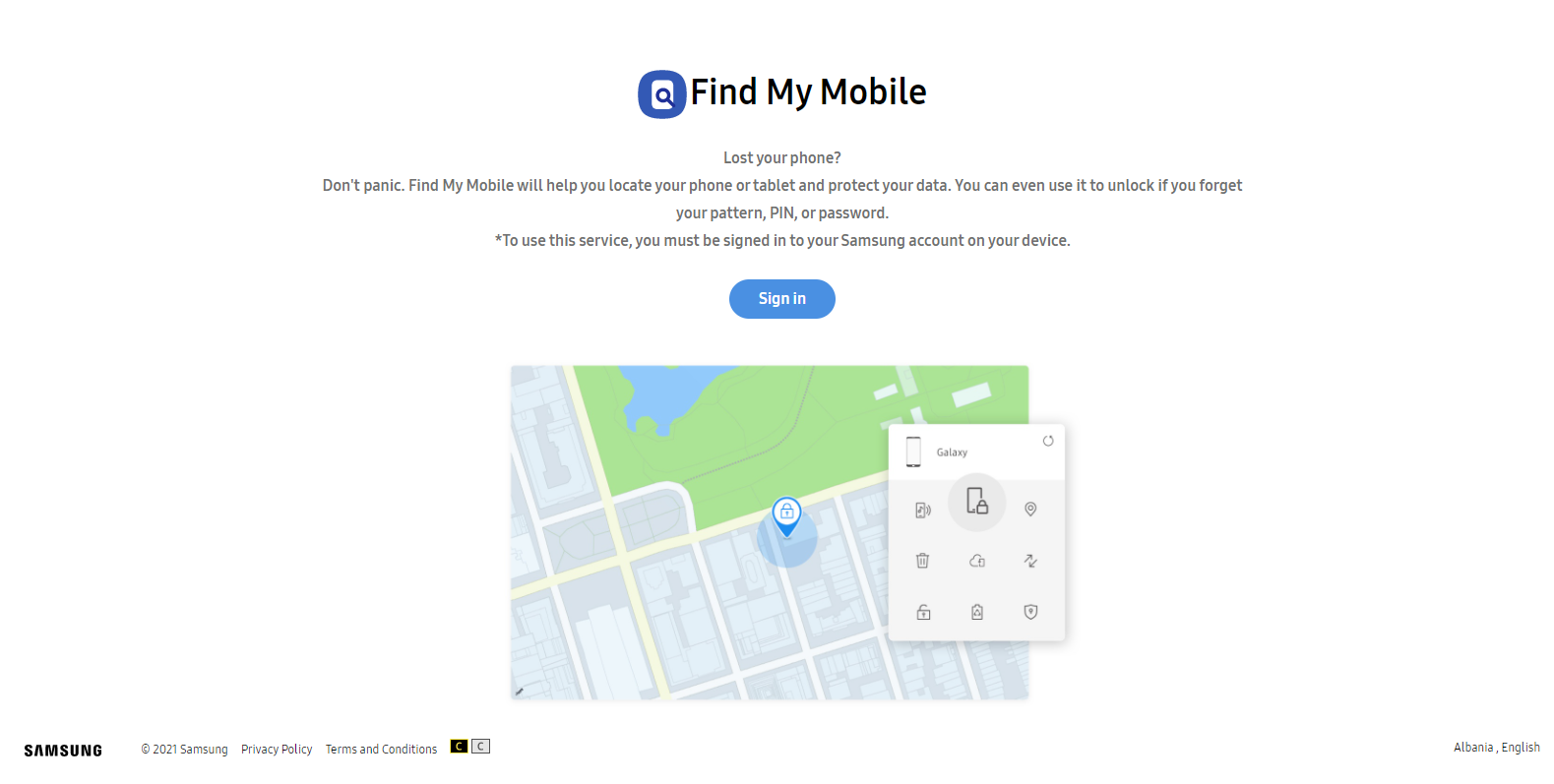 Sử dụng Find My Mobile (1)