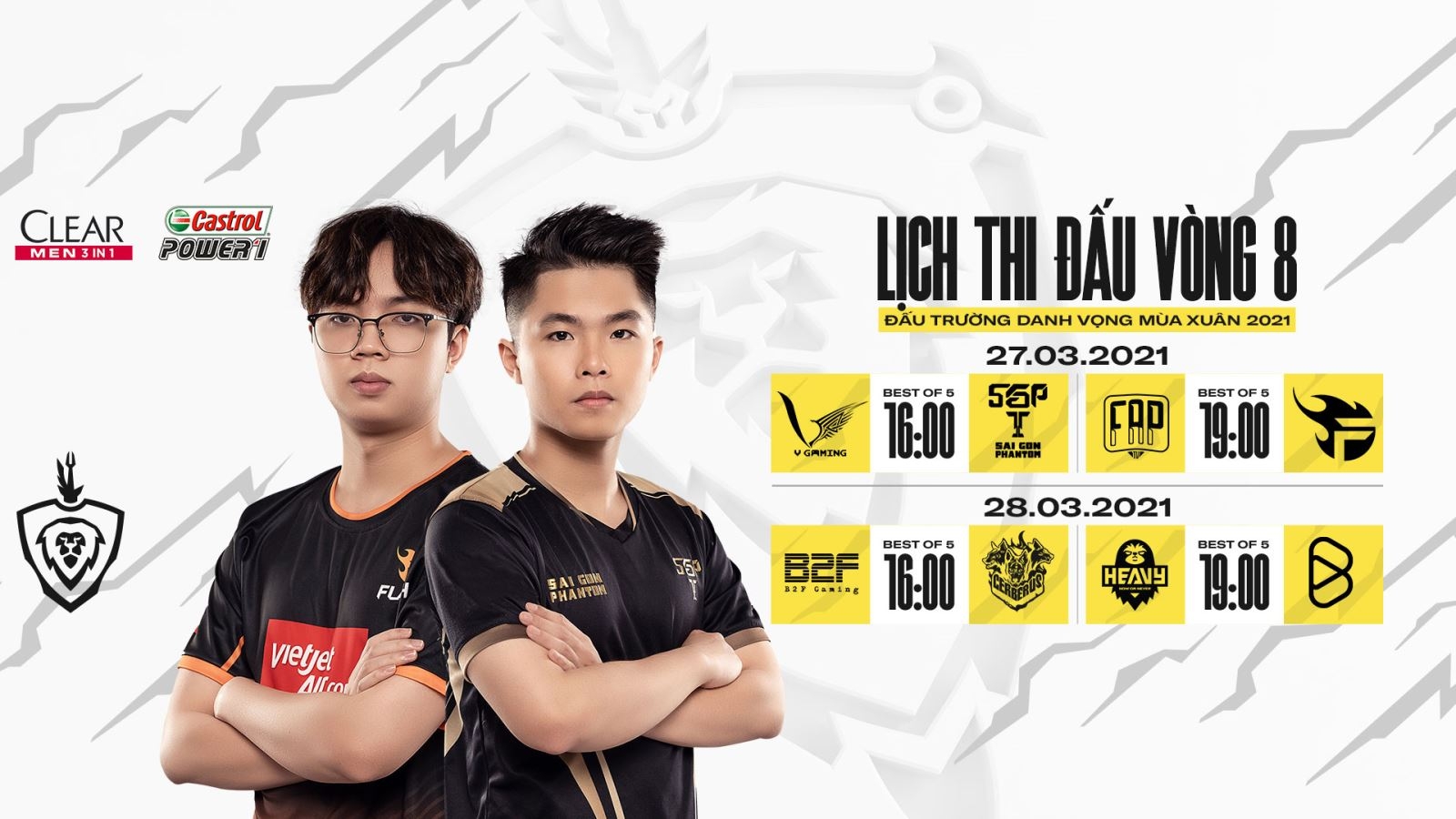 Lịch thi đấu vòng tiếp theo ĐTDV Mùa Xuân 2021
