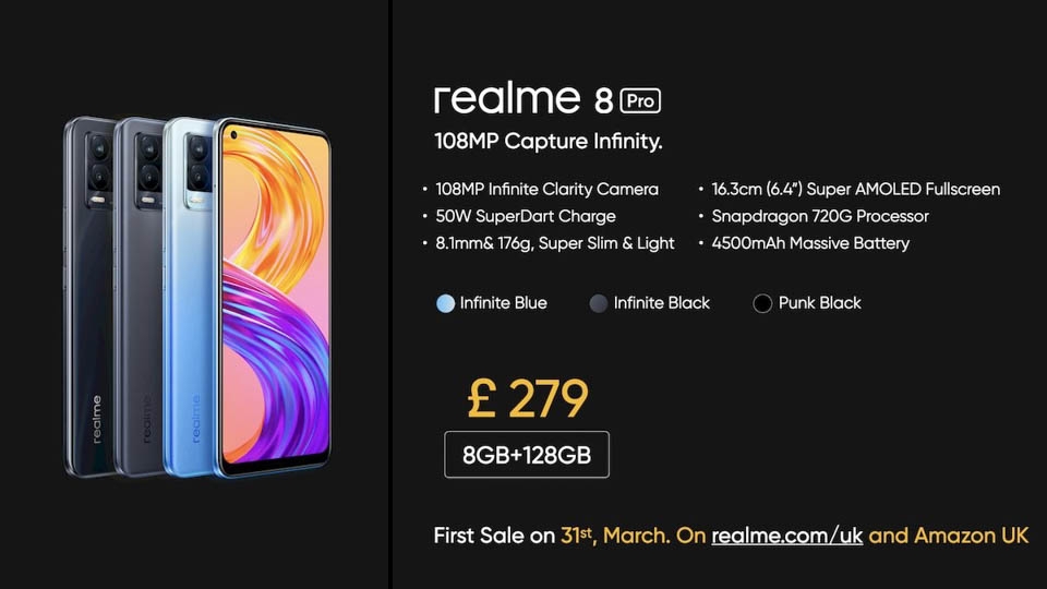 Realme 8 Pro (ảnh 7) Realme 8 Pro (ảnh 7)