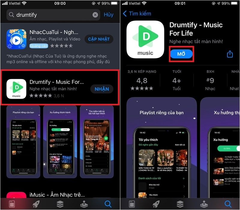 Nghe nhạc tắt màn hình trên iPhone
