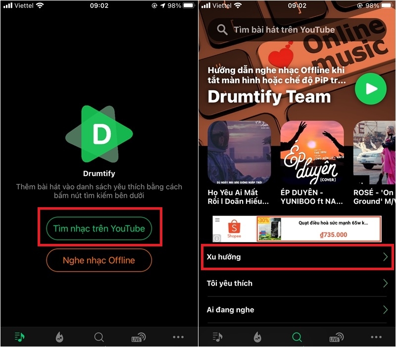Nghe nhạc tắt màn hình trên iPhone