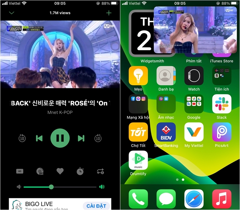 Nghe nhạc tắt màn hình trên iPhone