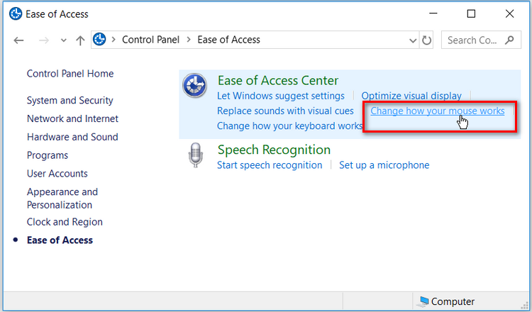 Cách thay đổi kích thước và màu sắc trỏ chuột trong Windows 10