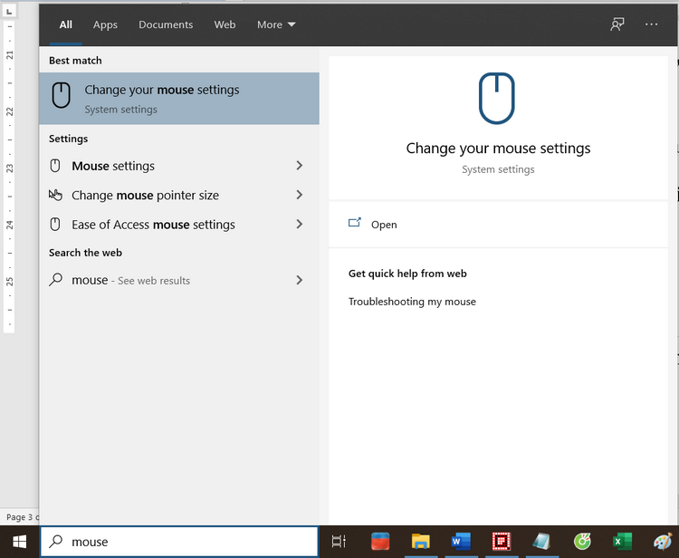 Cách thay đổi kích thước và màu sắc trỏ chuột trong Windows 10
