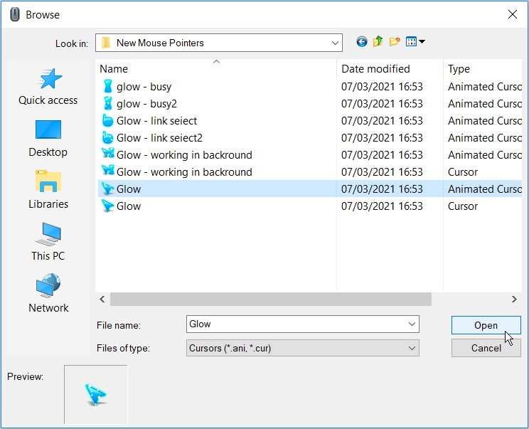 Cách thay đổi kích thước và màu sắc trỏ chuột trong Windows 10
