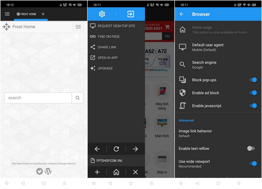 trinh duyet chan quang cao tren android