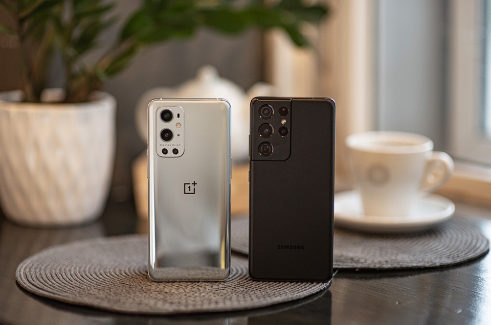 OnePlus 9 Pro vs Samsung Galaxy S21 Ultra OnePlus 9 Pro vs Samsung Galaxy S21 Ultra