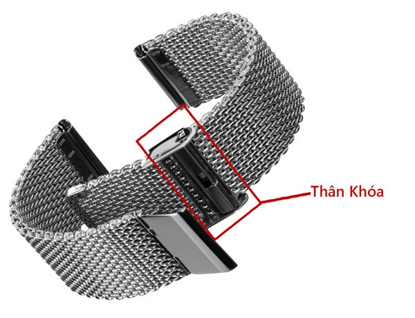 khóa đồng hồ dây lưới