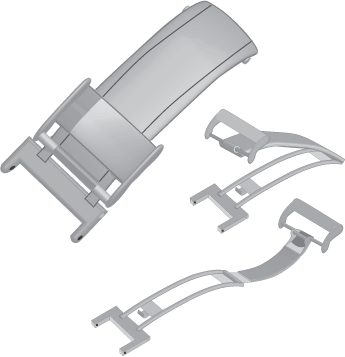 khóa đồng hồ gài chống hư một gấp