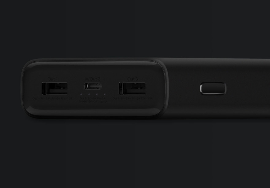 Pin sạc dự phòng Mi Power Bank 3 Pro 20.000mAh tích hợp cổng sạc tiện lợi