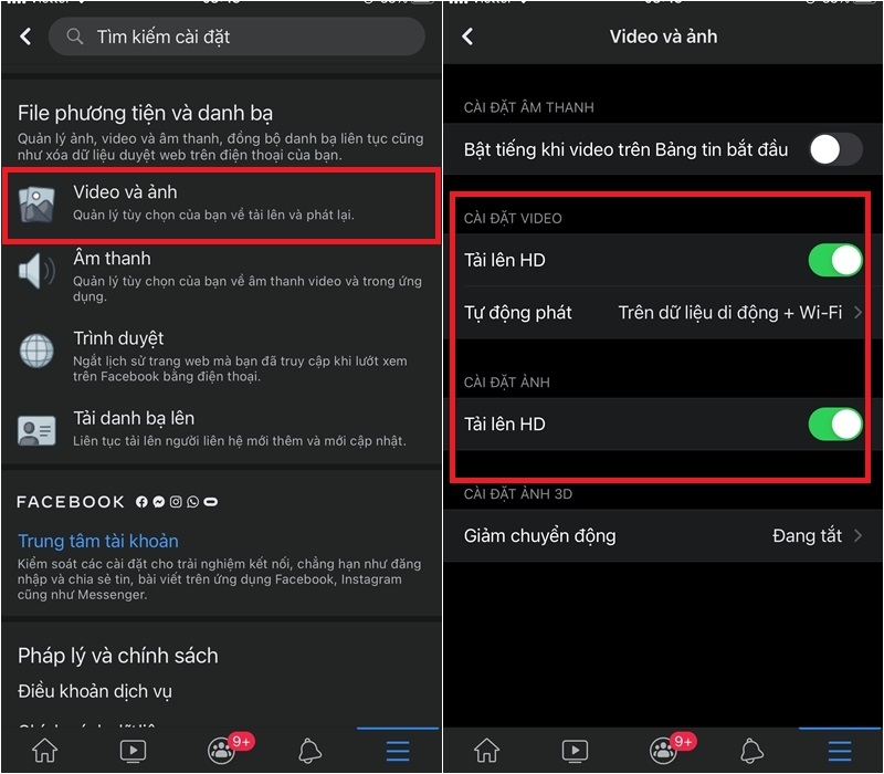 Cách tải video HD lên Facebook