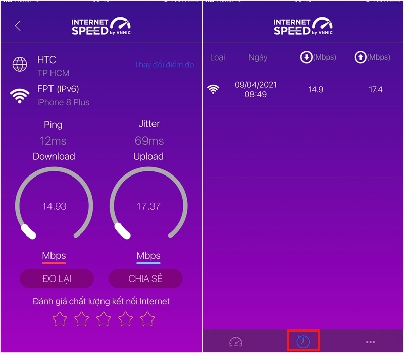 Cách đo tốc độ truy cập Internet bằng ứng dụng i-Speed - Ảnh 3