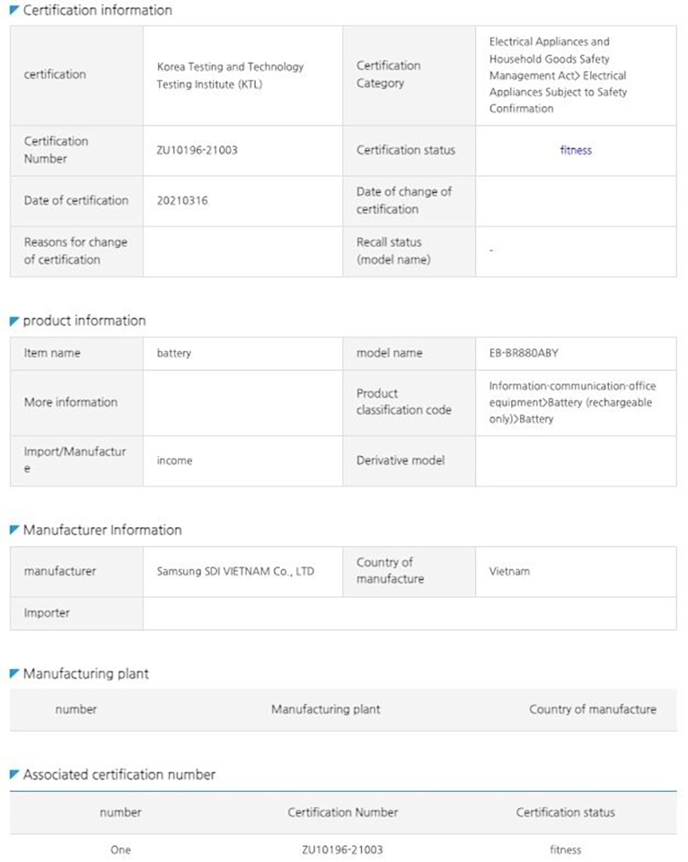 Pin Galaxy Watch 4 (ảnh 3) Pin Galaxy Watch 4 (ảnh 3)