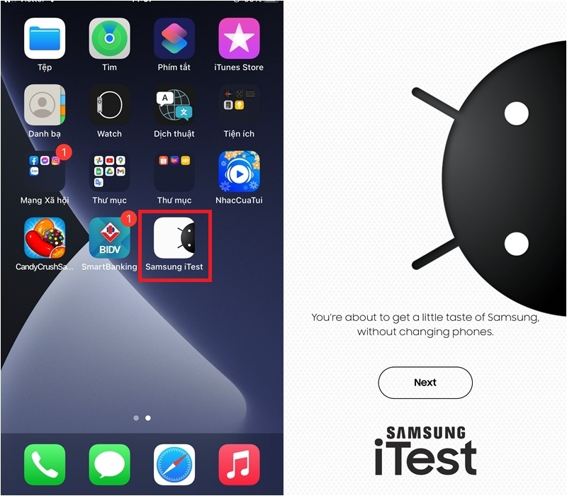 Trải nghiệm giao diện One UI trên iPhone