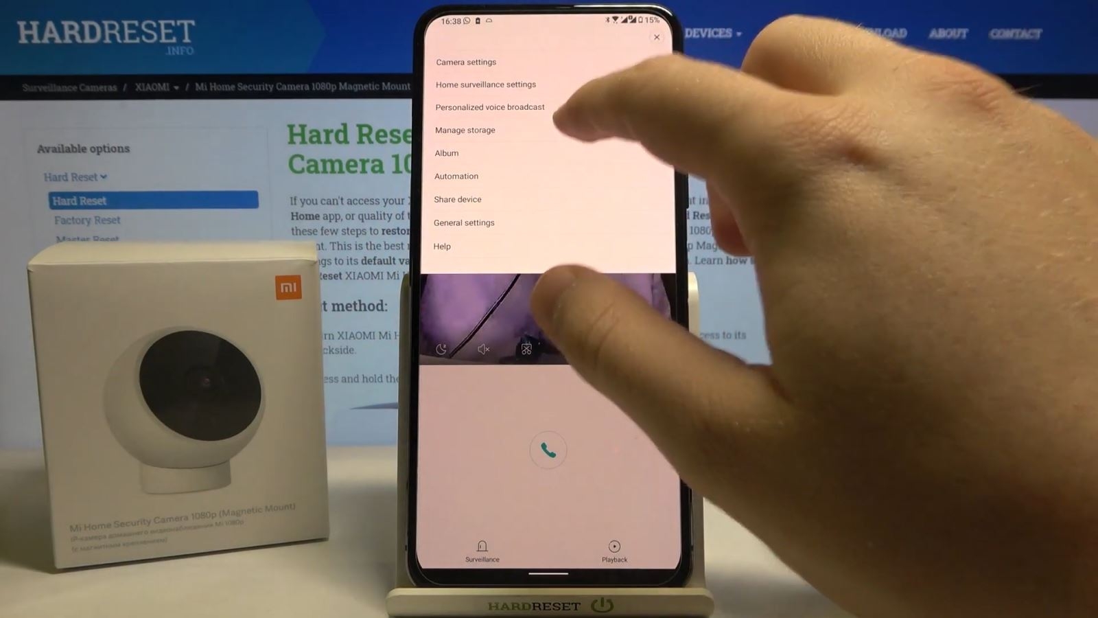 Format thẻ nhớ camera Xiaomi