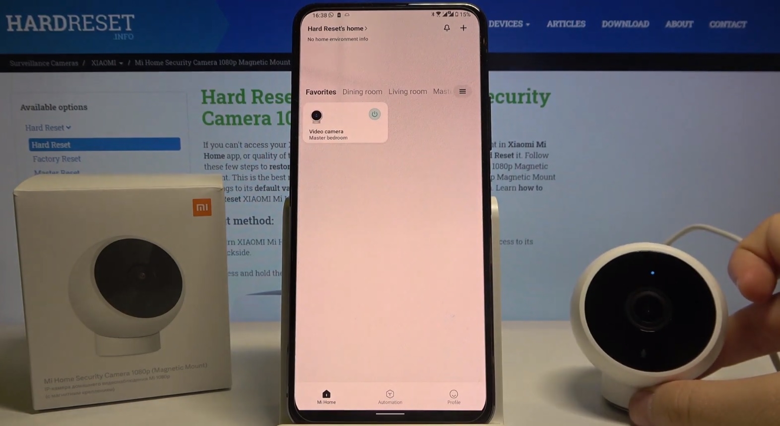 Format thẻ nhớ camera Xiaomi