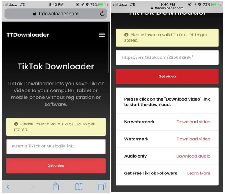 Cách tải video Tiktok không logo trên iPhone