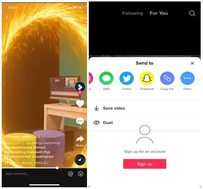 Cách tải video Tiktok không logo trên iPhone