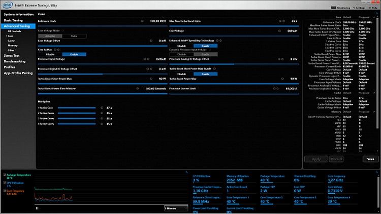 Intel Extreme Tuning Utility (Intel XTU)