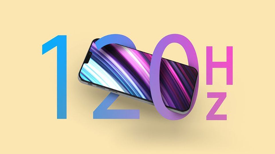 iPhone 13 Pro sẽ có màn hình 120Hz