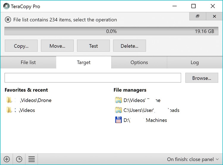 Dùng TeraCopy để sao chép dữ liệu