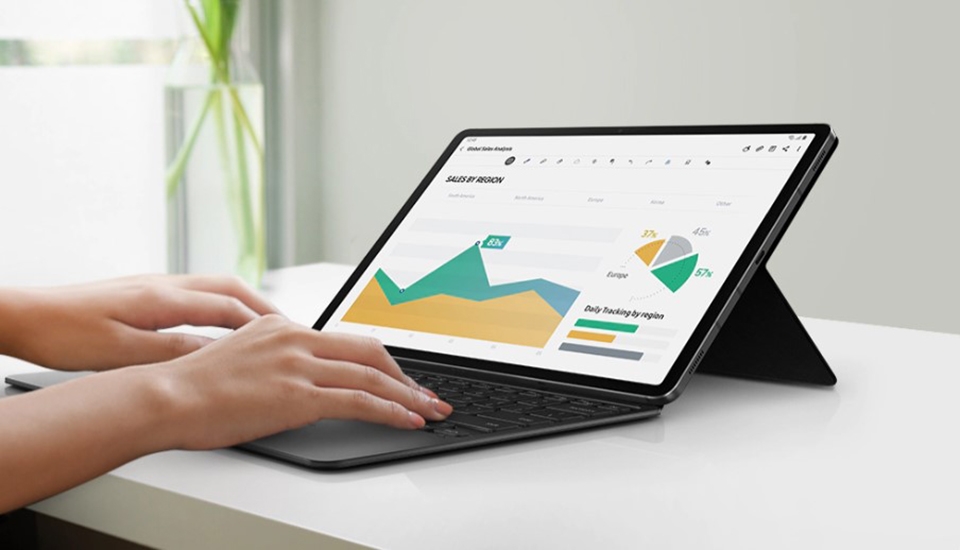 Giao diện DeX trực tiếp trên máy tính bảng Galaxy