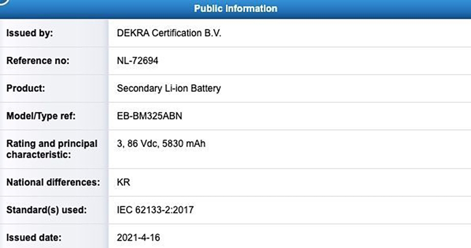 Samsung Galaxy M32 4G với pin 6,000 mAh vừa đạt chứng nhận quan trọng Samsung Galaxy M32 4G với pin 6,000 mAh vừa đạt chứng nhận quan trọng